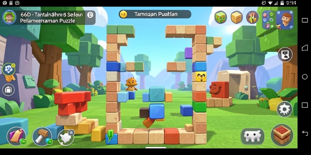 Tampilan gameplay seru dan menantang dari 66D.