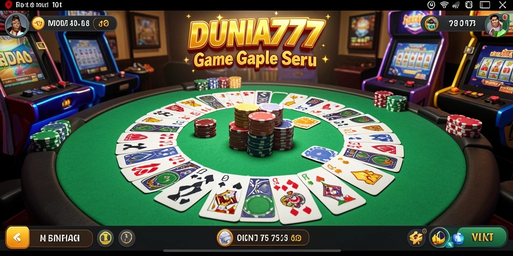 Tampilan gameplay seru DUNIA777 dengan pemain lain.