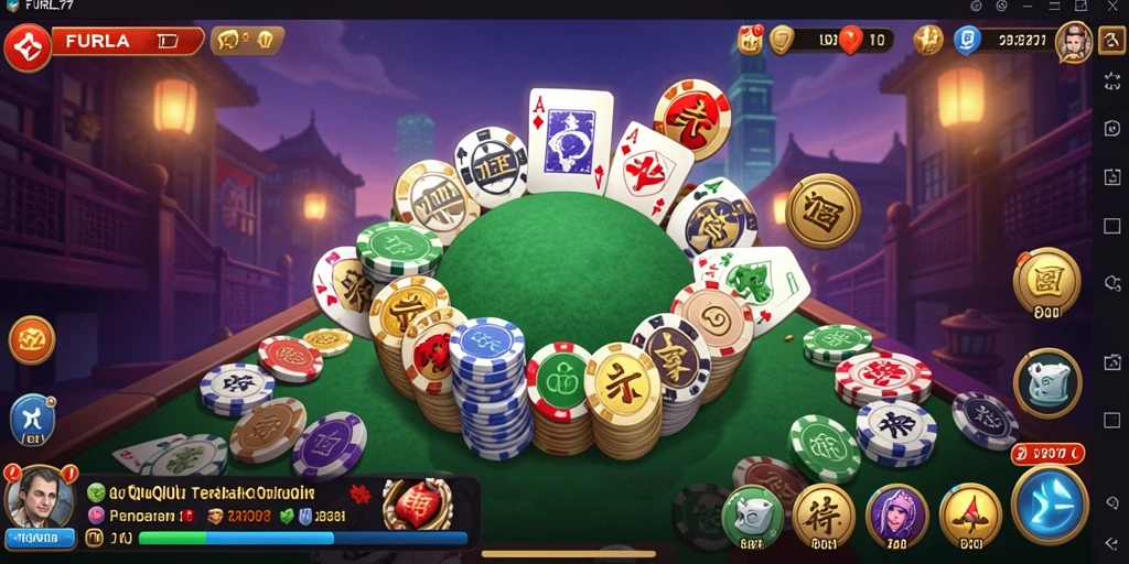 Tampilan gameplay QiuQiu yang menarik di FURLA77.
