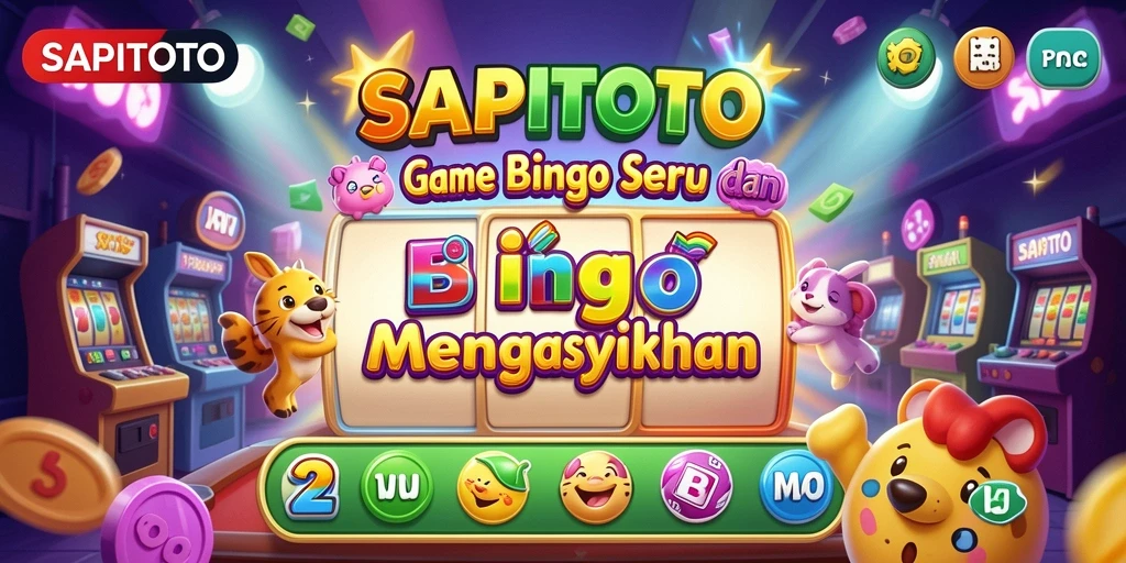 Tampilan gameplay SAPITOTO dengan suasana Bingo yang meriah.