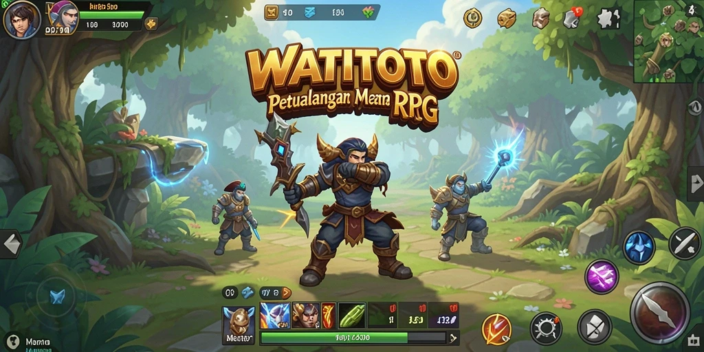 Tampilan gameplay WATITOTO yang menegangkan dan menarik.